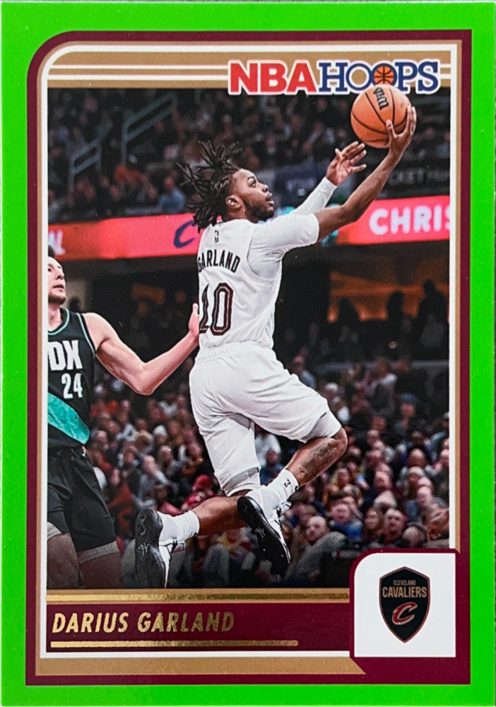 Darius Garland #71 Cleveland Cavaliers Green Parallel | 2023-24 NBA Hoops