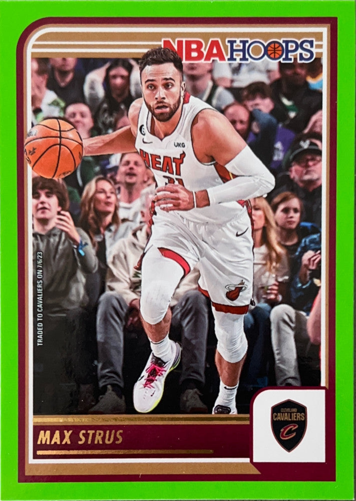Max Strus #80 Cleveland Cavaliers Green Parallel | 2023-24 NBA Hoops