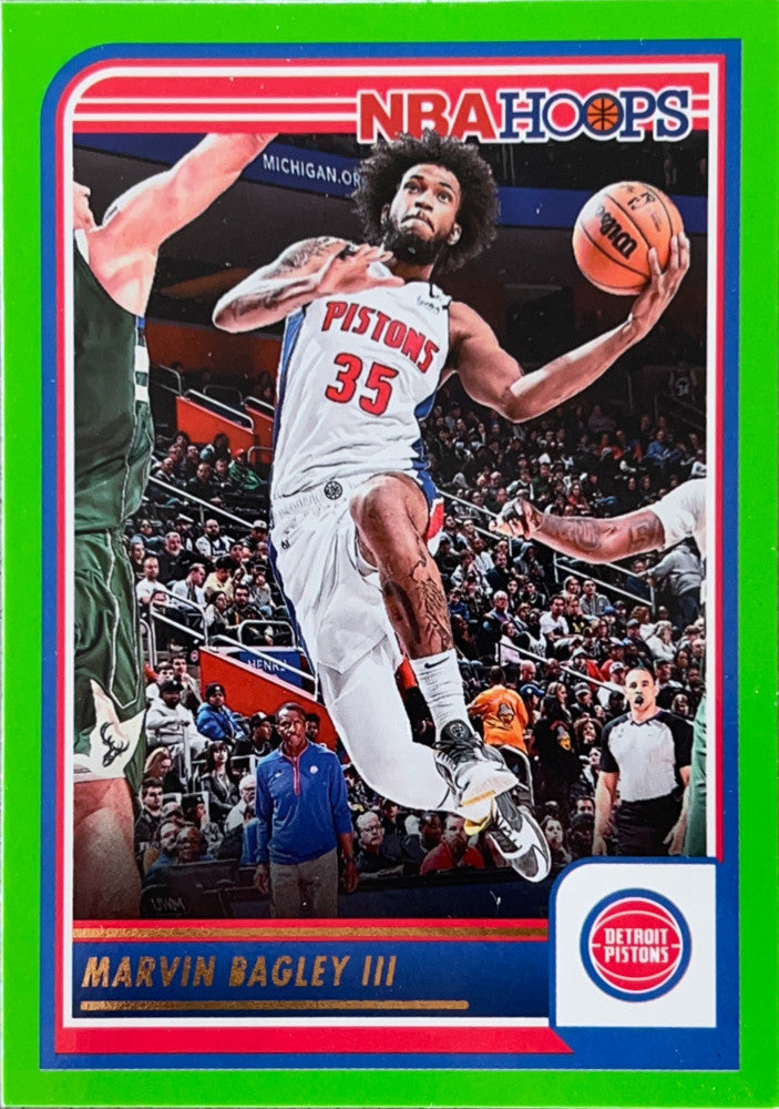 Marvin Bagley III #105 Detroit Pistons Green Parallel | 2023-24 NBA Hoops