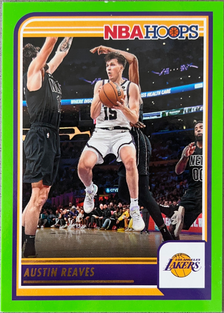 Austin Reaves #41 Los Angeles Lakers Green Parallel | 2023-24 NBA Hoops