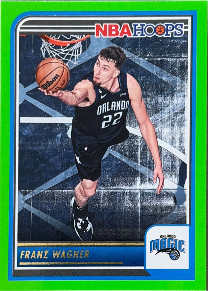 Franz Wagner #122 Orlando Magic Green Parallel | 2023-24 NBA Hoops
