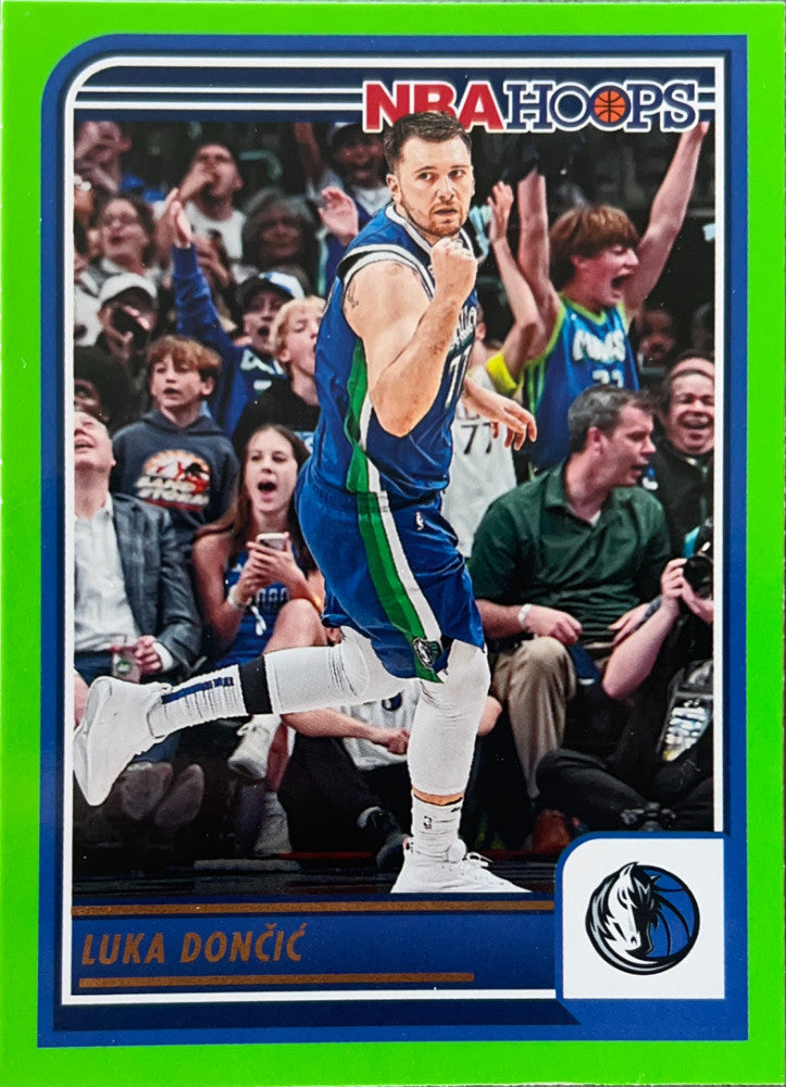Luka Doncic #158 Dallas Mavericks Green Parallel | 2023-24 NBA Hoops