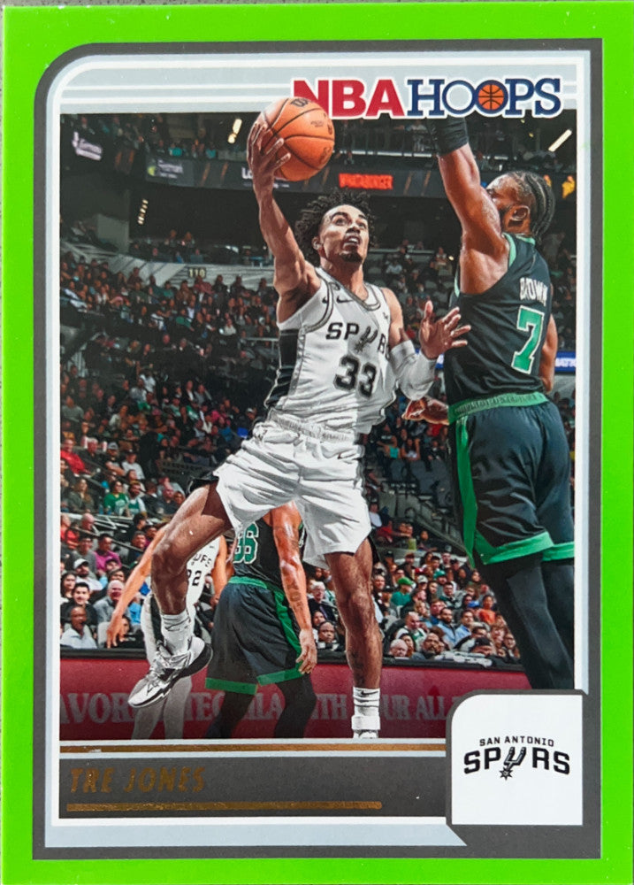 Tre Jones #168 San Antonio Spurs Green Parallel | 2023-24 NBA Hoops