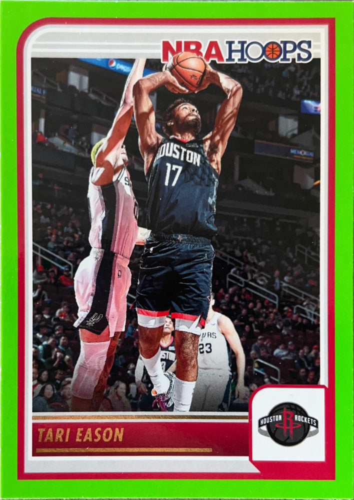 Tari Eason #192 Houston Rockets Green Parallel | 2023-24 NBA Hoops