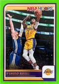D'Angelo Russell #140 Los Angeles Lakers Green Parallel | 2023-24 NBA Hoops