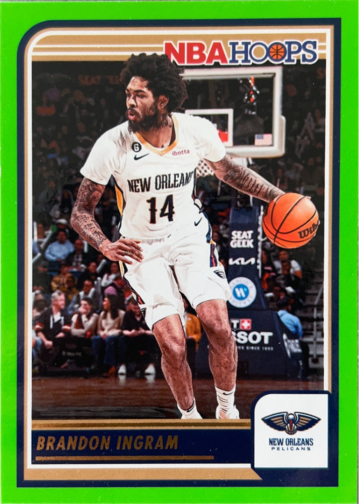 Brandon Ingram #214 New Orleans Pelicans Green Parallel | 2023-24 NBA Hoops