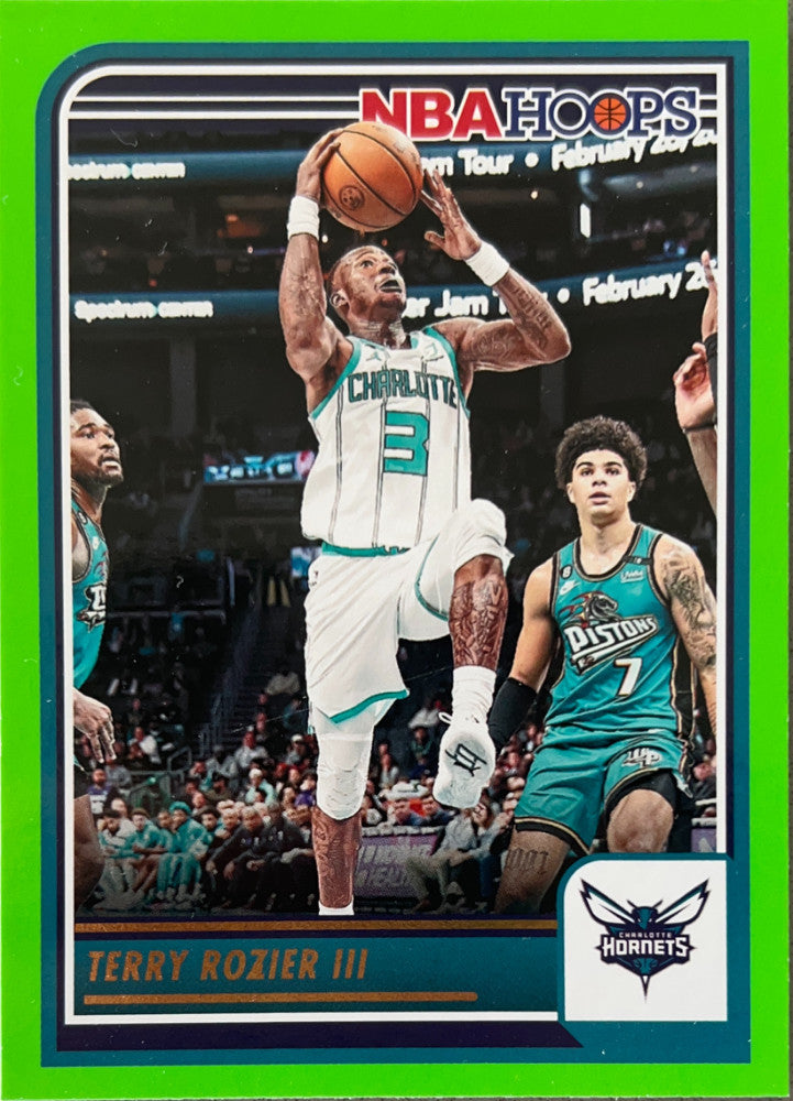 Terry Rozier III #218 Charlotte Hornets Green Parallel | 2023-24 NBA Hoops