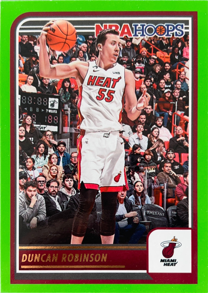 Duncan Robinson #227 Miami Heat Green Parallel | 2023-24 NBA Hoops