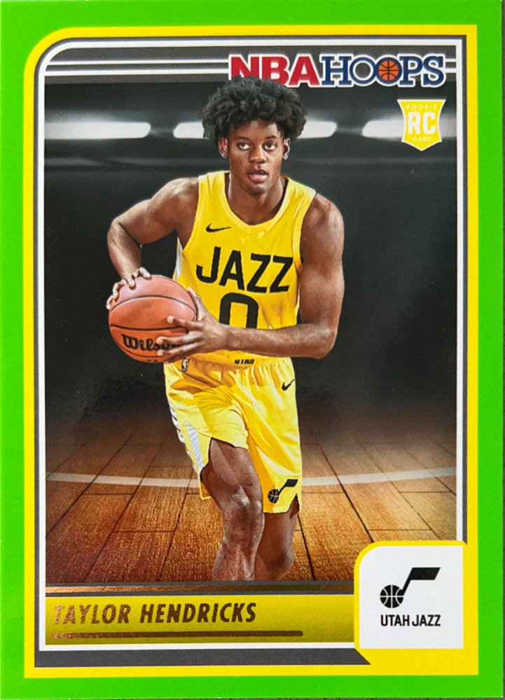 Taylor Hendricks #236 Utah Jazz Green Parallel | 2023-24 NBA Hoops