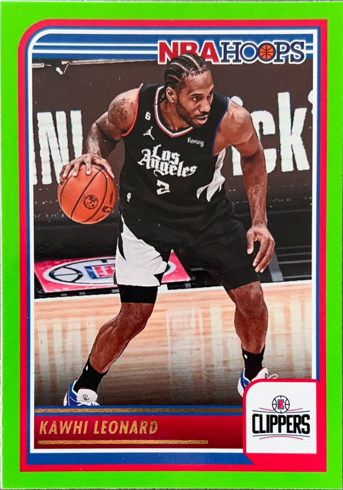 Kawhi Leonard #199 Los Angeles Clippers Green Parallel | 2023-24 NBA Hoops