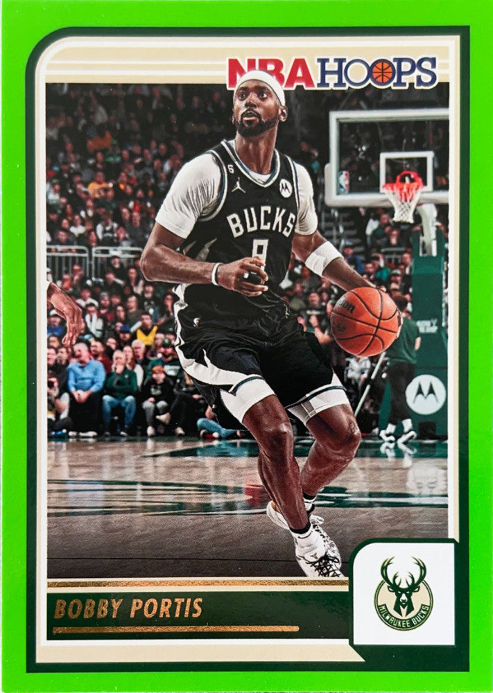 Bobby Portis #202 Milwaukee Bucks Green Parallel | 2023-24 NBA Hoops
