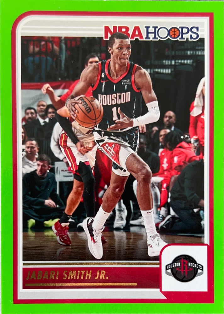 Jabari Smith Jr. #205 Houston Rockets Green Parallel | 2023-24 NBA Hoops