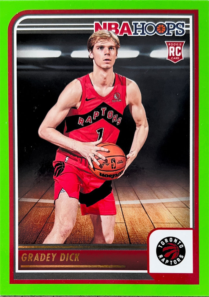 Gradey Dick #243 Toronto Raptors Green Parallel | 2023-24 NBA Hoops
