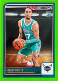 Amari Bailey #267 Charlotte Hornets Green Parallel | 2023-24 NBA Hoops