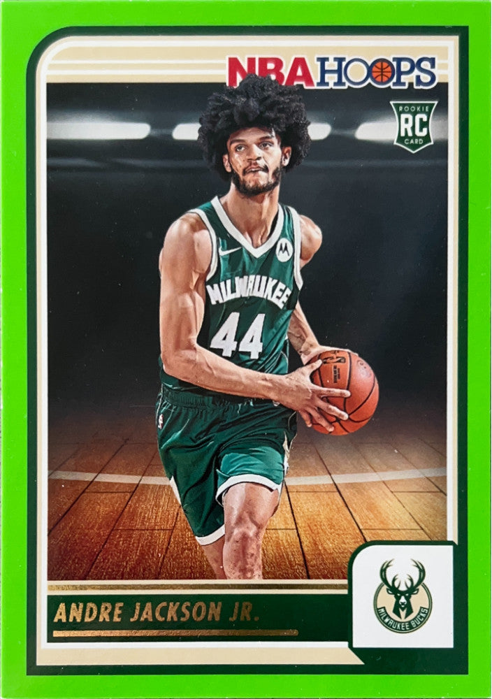 Andre Jackson Jr. #268 Milwaukee Bucks Green Parallel | 2023-24 NBA Hoops