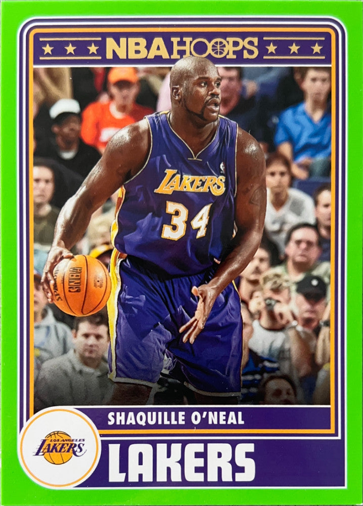Shaquille O'Neal #289 Los Angeles Lakers Green Parallel | 2023-24 NBA Hoops