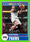 Allen Iverson #296 Philadelphia 76ers Green Parallel | 2023-24 NBA Hoops
