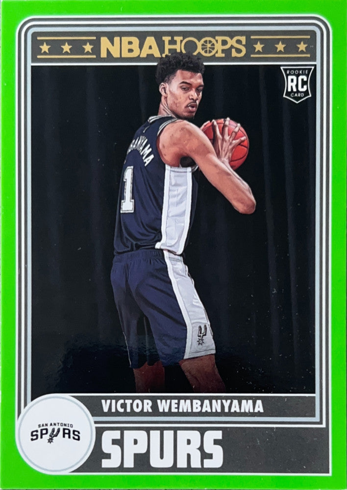 Victor Wembanyama #298 San Antonio Spurs Green Parallel | 2023-24 NBA Hoops