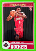 Amen Thompson #300 Houston Rockets Green Parallel | 2023-24 NBA Hoops