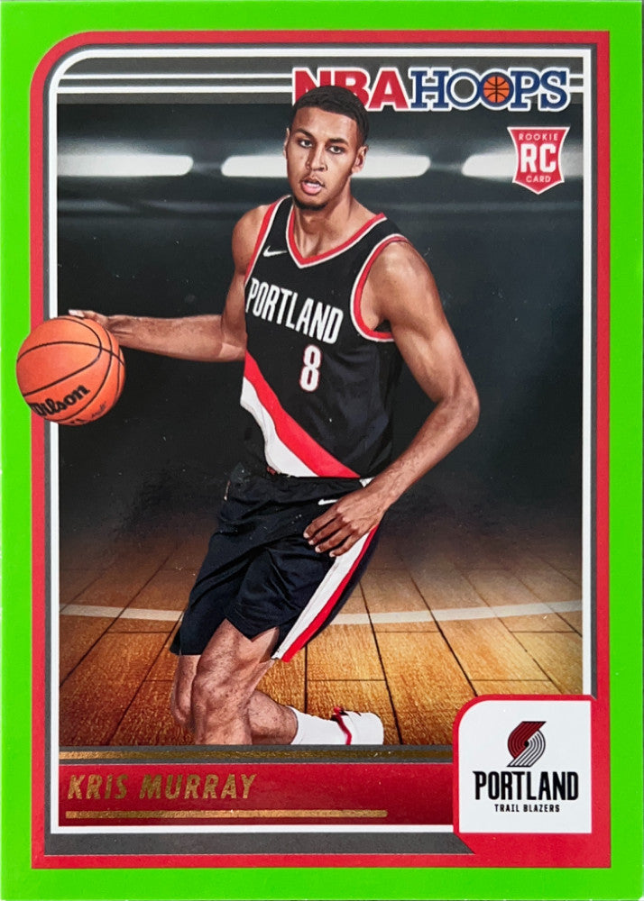 Kris Murray #262 Portland Trail Blazers Green Parallel | 2023-24 NBA Hoops
