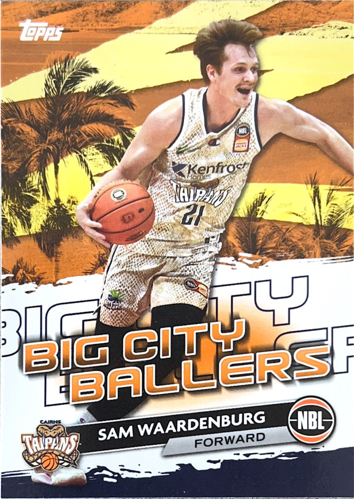 Sam Waardenburg #BCB-7 Cairns Taipans | 2023-24 Topps NBL - Big City Ballers