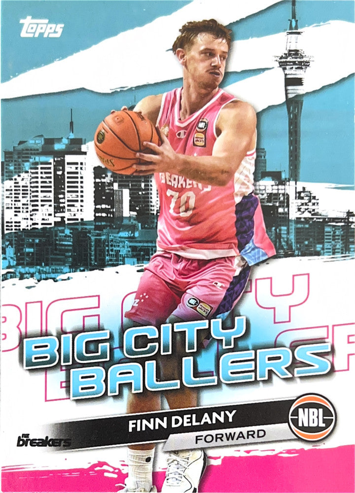 Finn Delany #BCB-14 New Zealand Breakers | 2023-24 Topps NBL - Big City Ballers