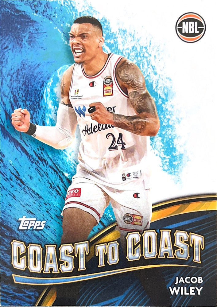 Jacob Wiley #CC-2 Adelaide 36ers | 2023-24 Topps NBL - Coast to Coast
