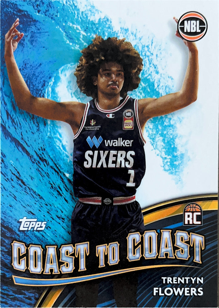Trentyn Flowers #CC-28 Adelaide 36ers | 2023-24 Topps NBL - Coast to Coast