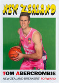 Tom Abercrombie #TB-13 New Zealand Breakers | 2023-24 Topps NBL - 1971 Topps Basketball