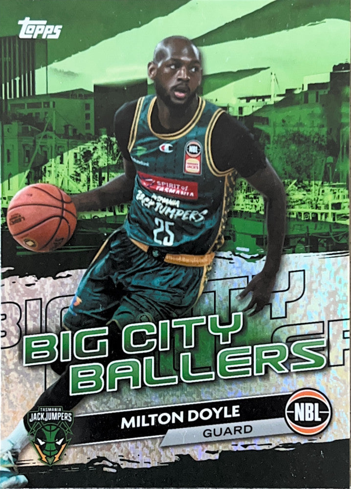 Milton Doyle #BCB-24 Tasmania JackJumpers | 2023-24 Topps NBL - Big City Ballers