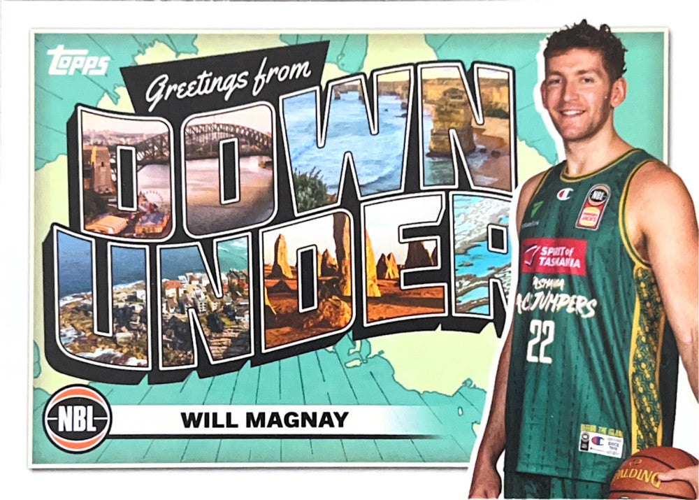 Will Magnay #DU-10 Tasmania JackJumpers | 2023-24 Topps NBL - Down Under