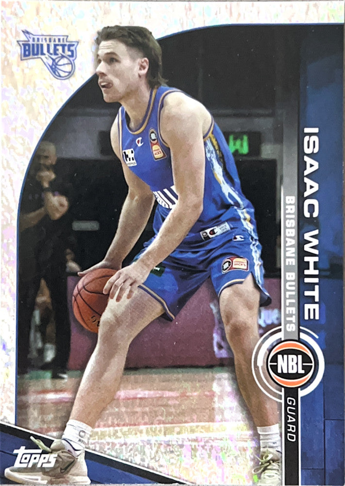 Isaac White #13 Brisbane Bullets | 2023-24 Topps NBL - Opal Parallel