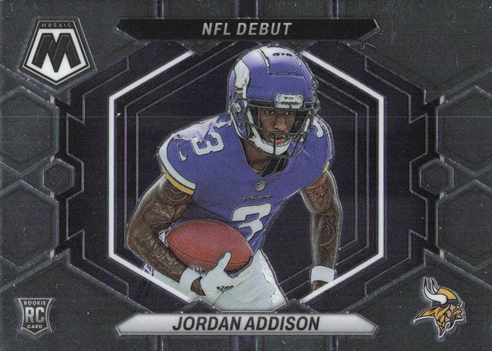 Jordan Addison #ND-14 Minnesota Vikings | 2023 Panini Mosaic | NFL Football