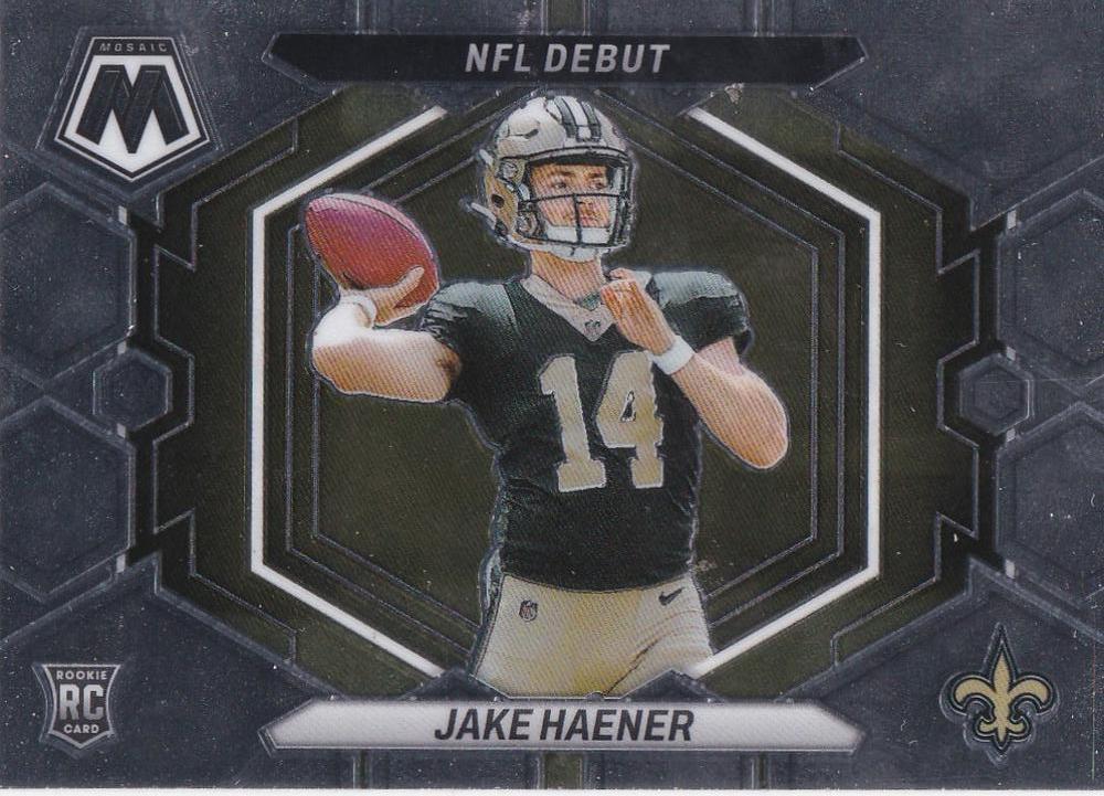 Jake Haener #ND-7 New Orleans Saints | 2023 Panini Mosaic | NFL Football
