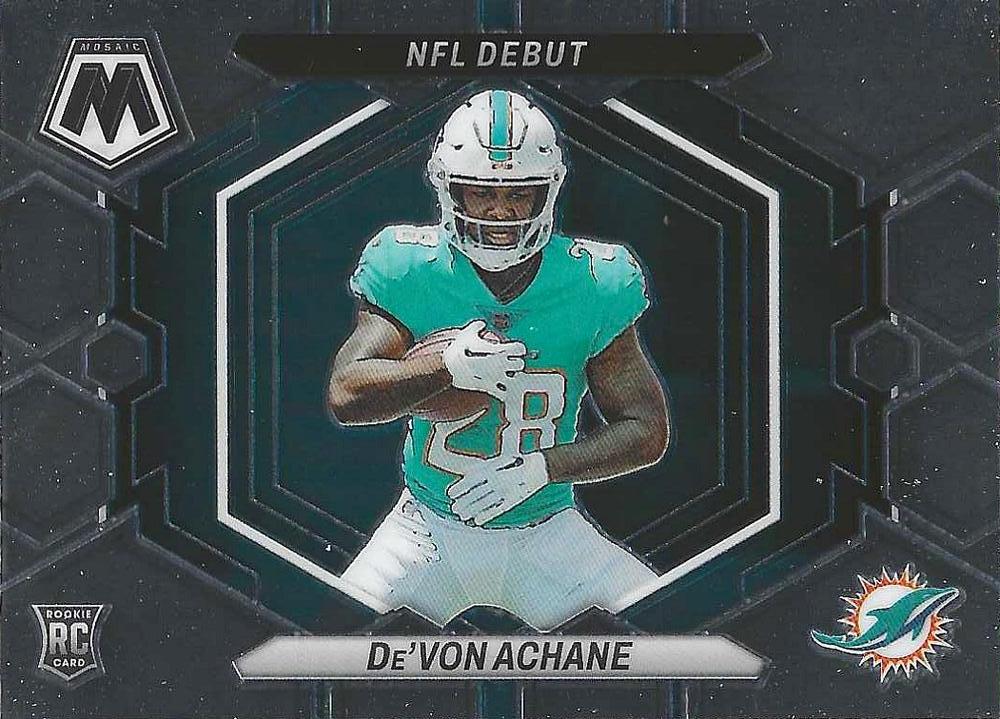 De'Von Achane #ND-8 Miami Dolphins | 2023 Panini Mosaic | NFL Football