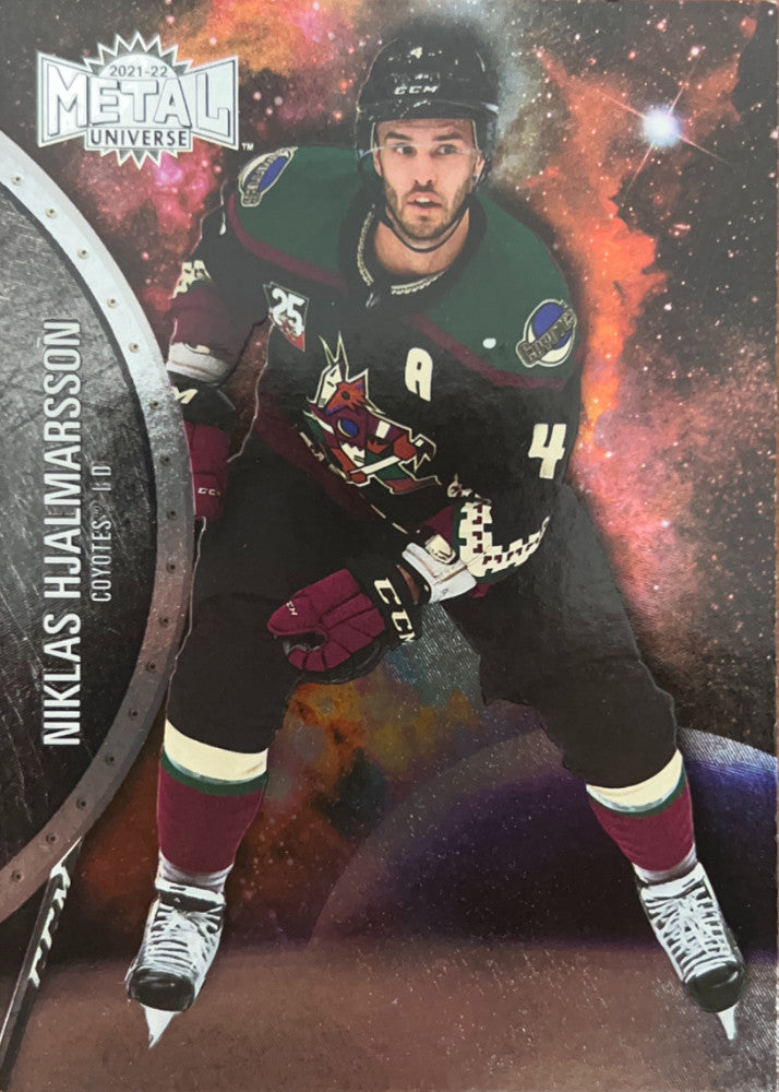 Niklas Hjalmarsson #6 Arizona Coyotes | 2021-22 SkyBox Metal Universe