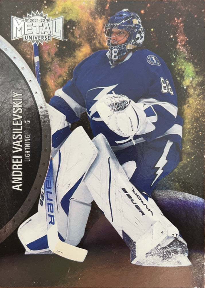 Andrei Vasilevskiy #40 Tampa Bay Lightning | 2021-22 SkyBox Metal Universe