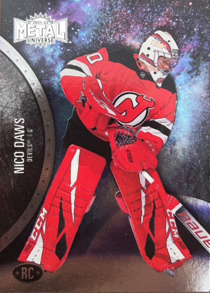 Nico Daws #184 New Jersey Devils | 2021-22 SkyBox Metal Universe