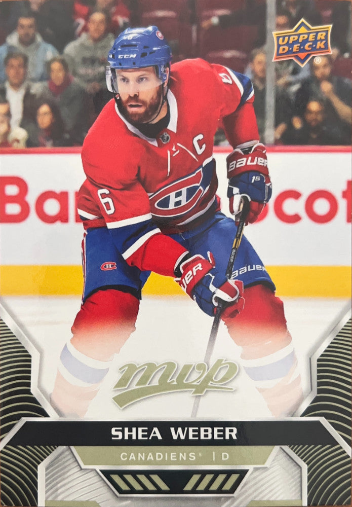 Shea Weber #22 Montreal Canadiens | 2020-21 Upper Deck MVP