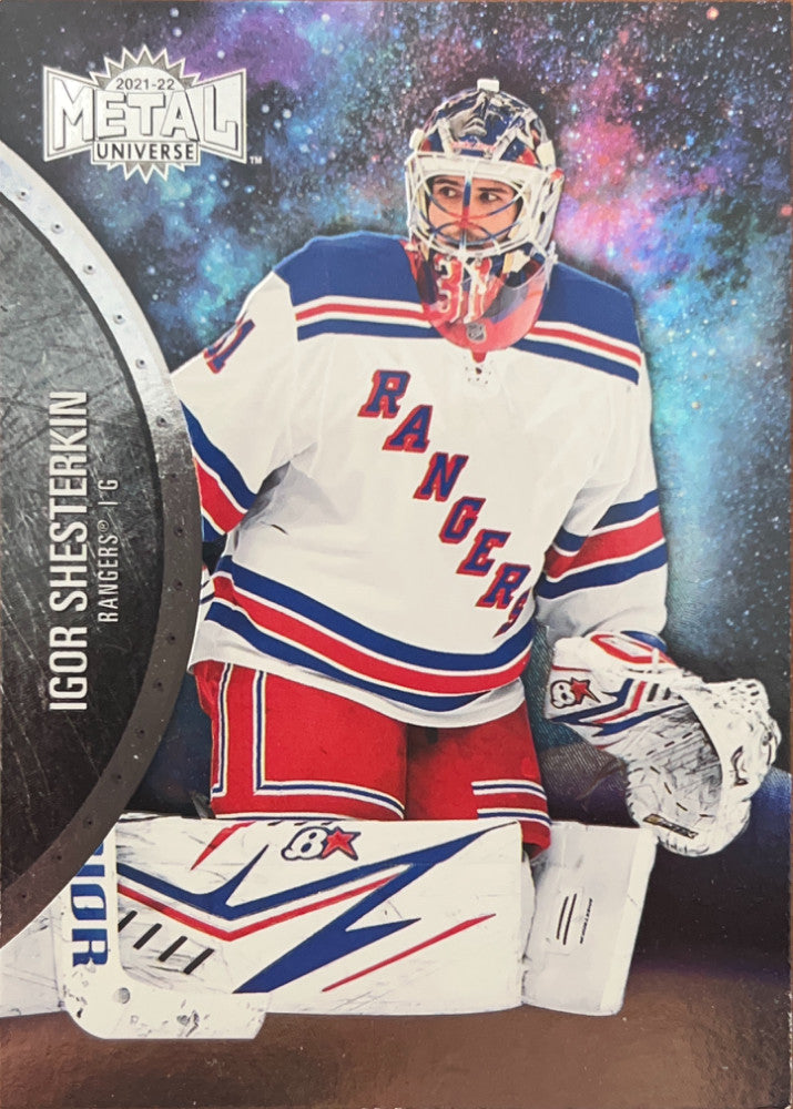 Igor Shesterkin #84 New York Rangers | 2021-22 SkyBox Metal Universe