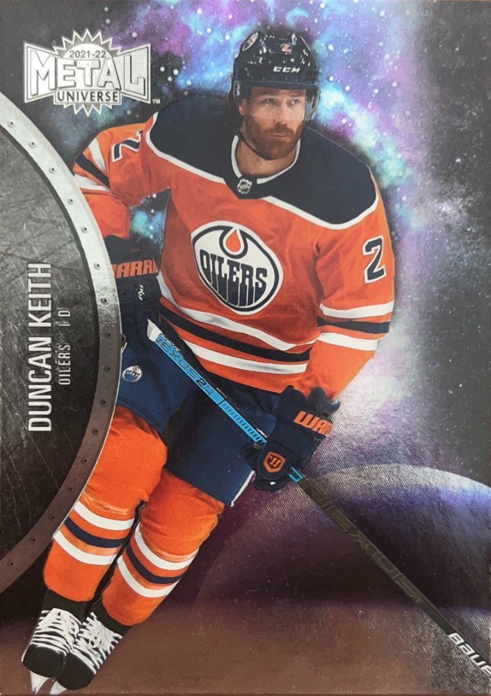 Duncan Keith #92 Edmonton Oilers | 2021-22 SkyBox Metal Universe