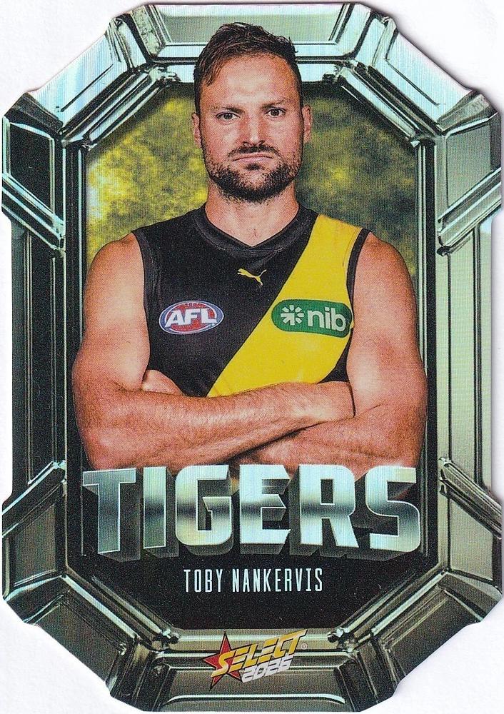 Toby Nankervis #OC125 Richmond Tigers | 2026 Select AFL Footy Stars - Octane Team Colours