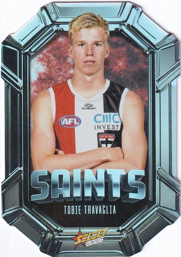 Tobie Travaglia #OC132 St. Kilda Saints | 2026 Select AFL Footy Stars - Octane Team Colours