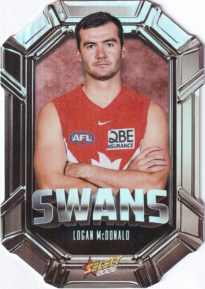 Logan McDonald #OC140 Sydney Swans | 2026 Select AFL Footy Stars - Octane Team Colours
