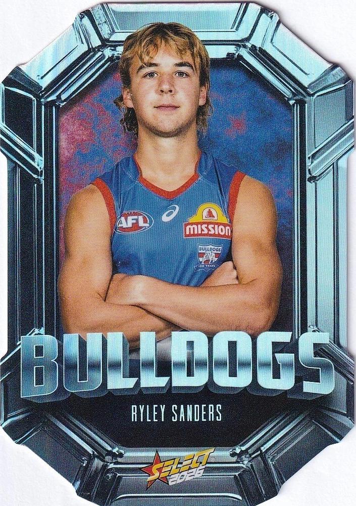 Ryley Sanders #OC160 Western Bulldogs | 2026 Select AFL Footy Stars - Octane Team Colours