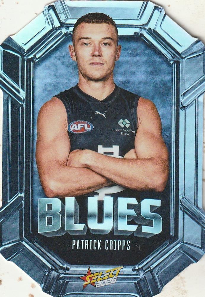 Patrick Cripps #OC20 Carlton Blues | 2026 Select AFL Footy Stars - Octane Team Colours