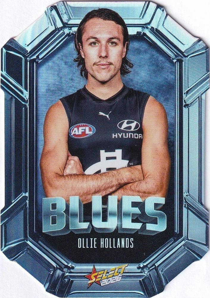 Ollie Hollands #OC21 Carlton Blues | 2026 Select AFL Footy Stars - Octane Team Colours
