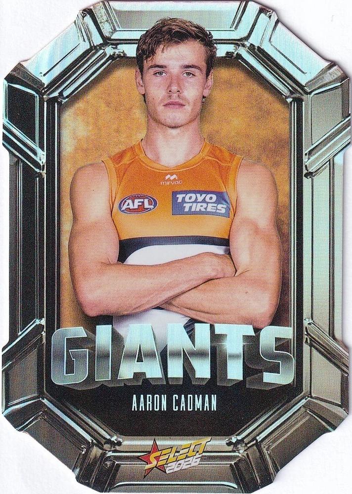 Aaron Cadman #OC66 Greater Western Sydney Giants | 2026 Select AFL Footy Stars - Octane Team Colours