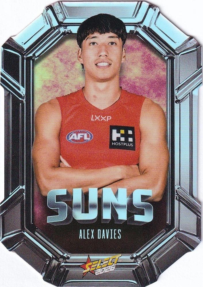 Alex Davies #OC75 Gold Coast Suns | 2026 Select AFL Footy Stars - Octane Team Colours