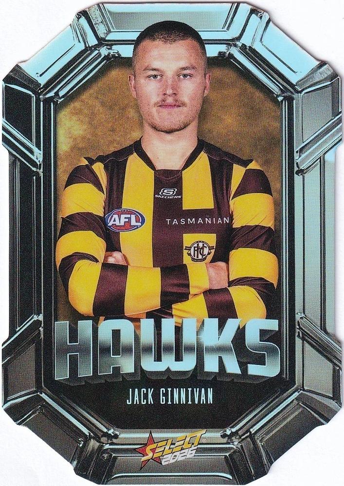 Jack Ginnivan #OC84 Hawthorn Hawks | 2026 Select AFL Footy Stars - Octane Team Colours